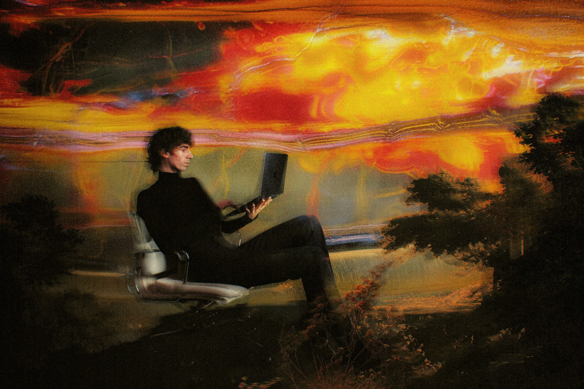 Professional portrait of Lélio Bazin, a Paris-based scenographer and visual merchandiser specializing in luxury retail design and high-end window displays.