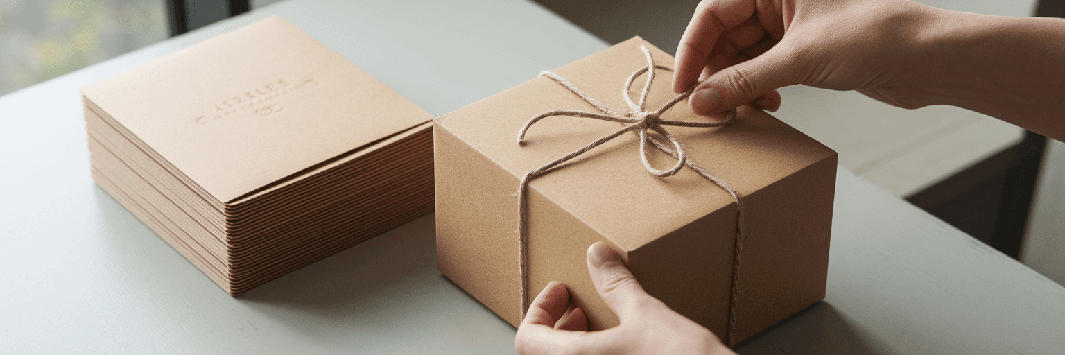 Exclusive packages representing a customer loyalty program.