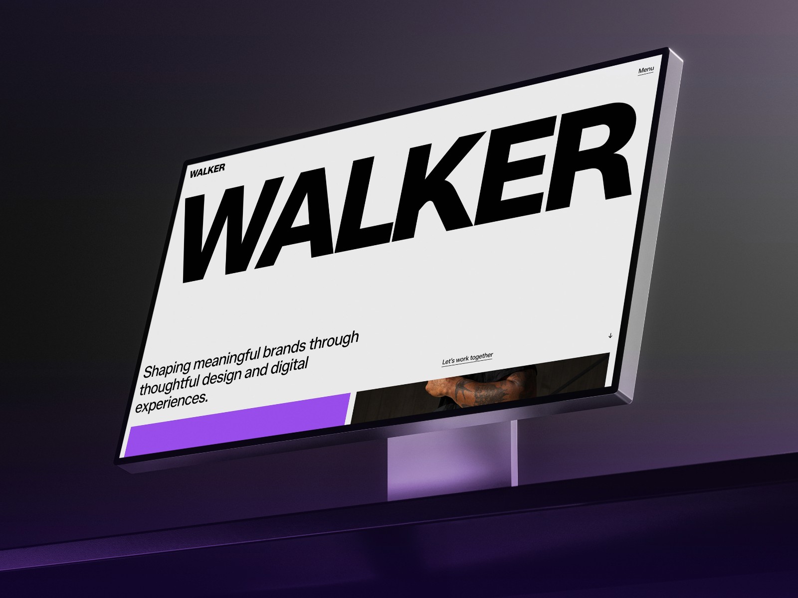 Walker — 黑白极简现代创意机构官网设计灵感