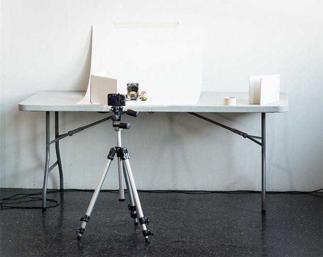 Table to film product photography