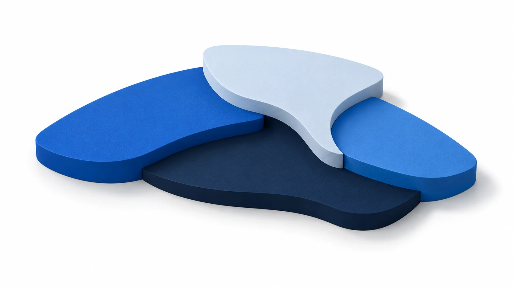 Abstract visual representing healthcare authority, trust and organic visibility building over time.