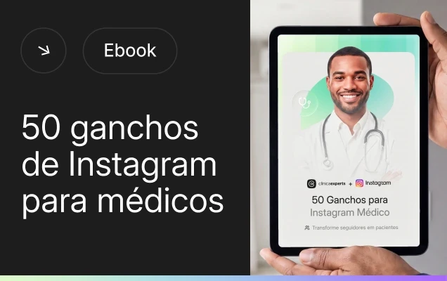 Thumb material - e-book 50 ganchos de Instagram para médicos