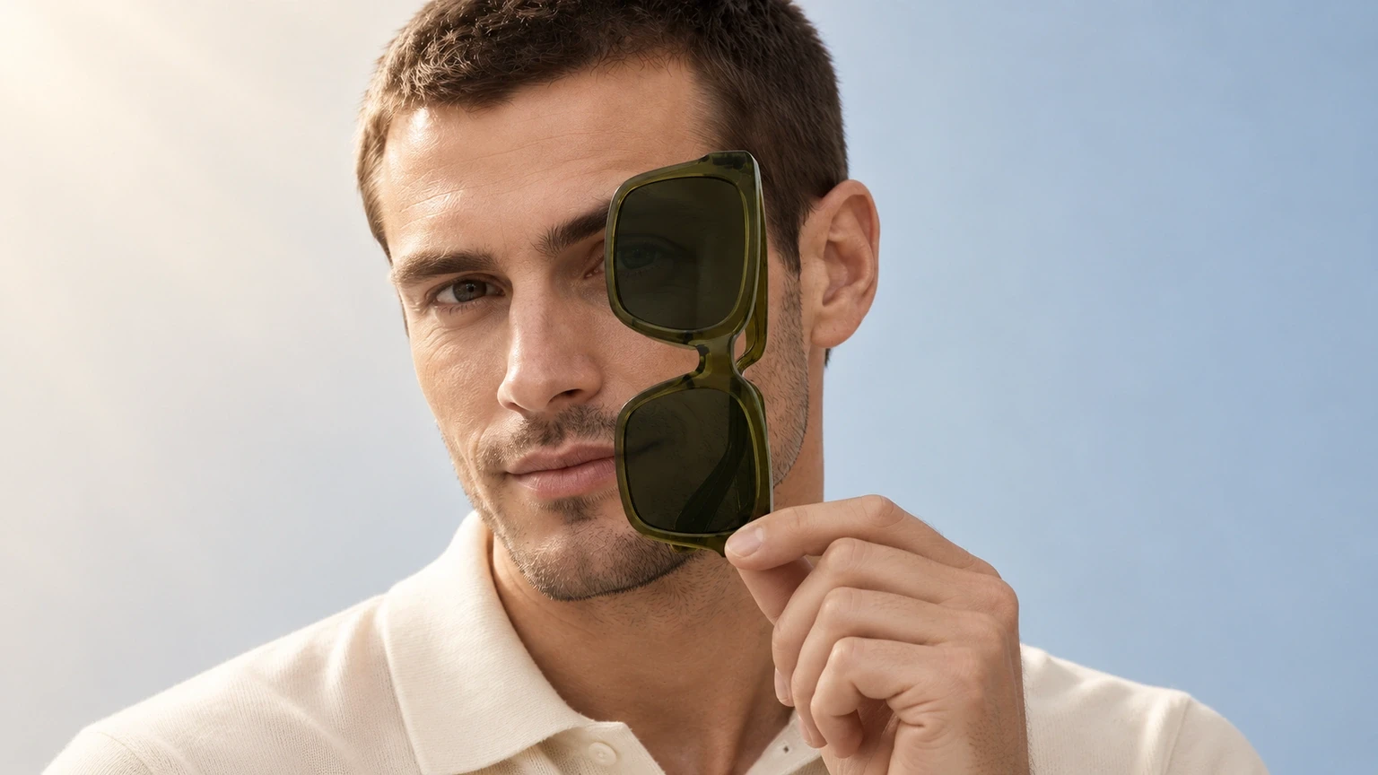 Glamoor eyewear campaign photo