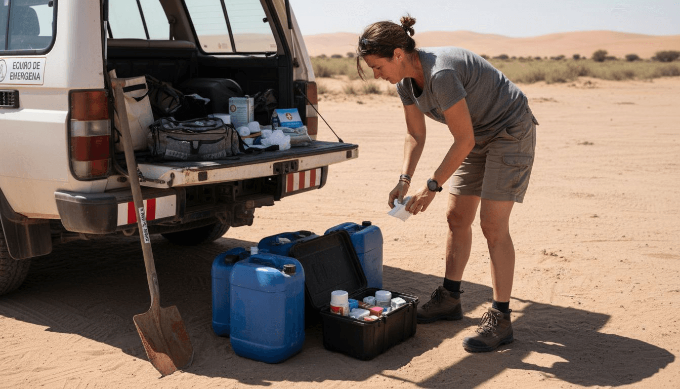 Cómo preparar tu equipo para un safari autosuficiente