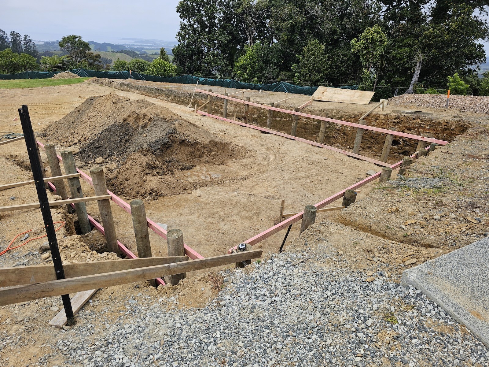 Planting works
