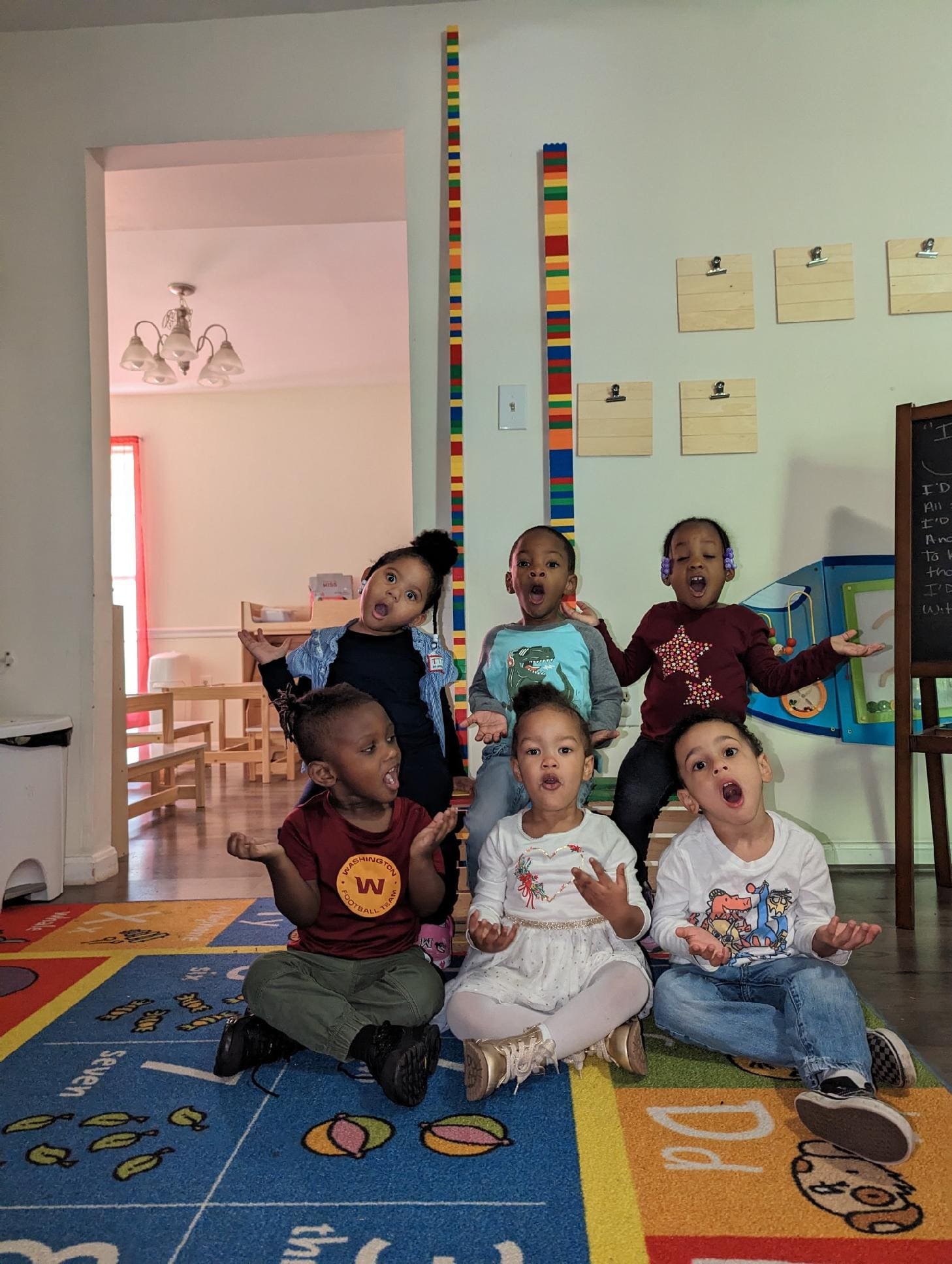 Children sitting down