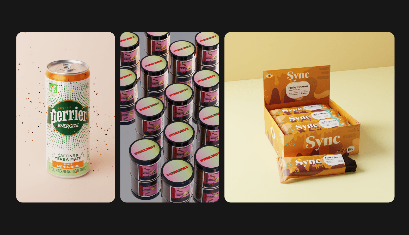 CPG Digital Twins: Perrier Energize, Cans, Protein bars