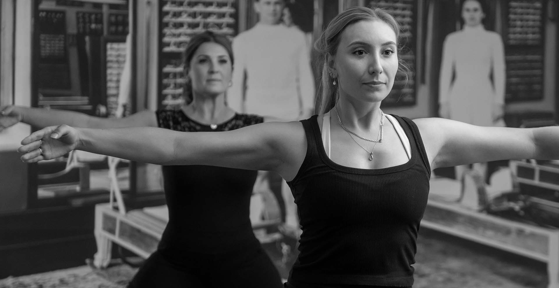 Girl doing Classical Pilates in Camden NSW
