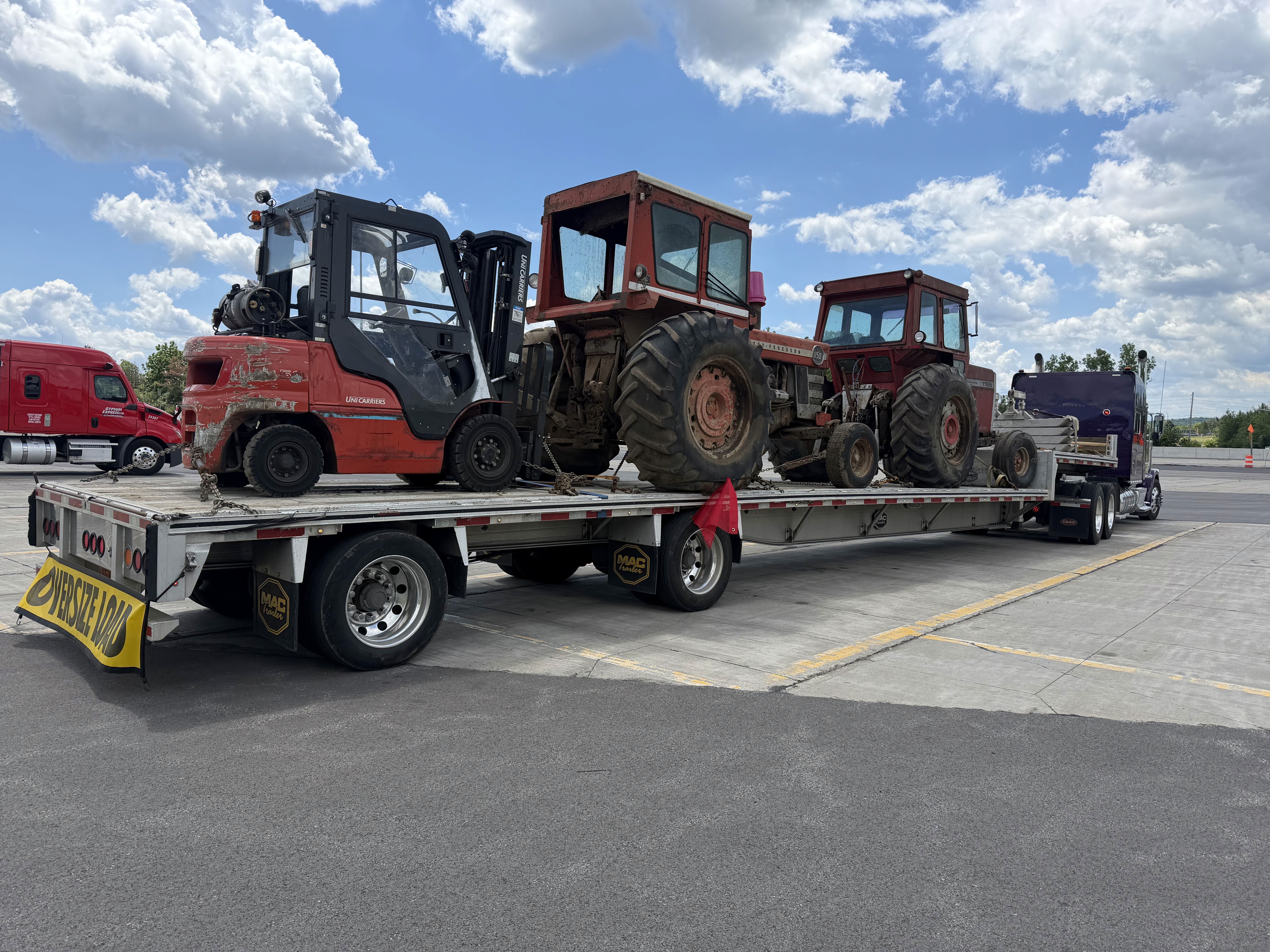 OD Equipment move NY to WI