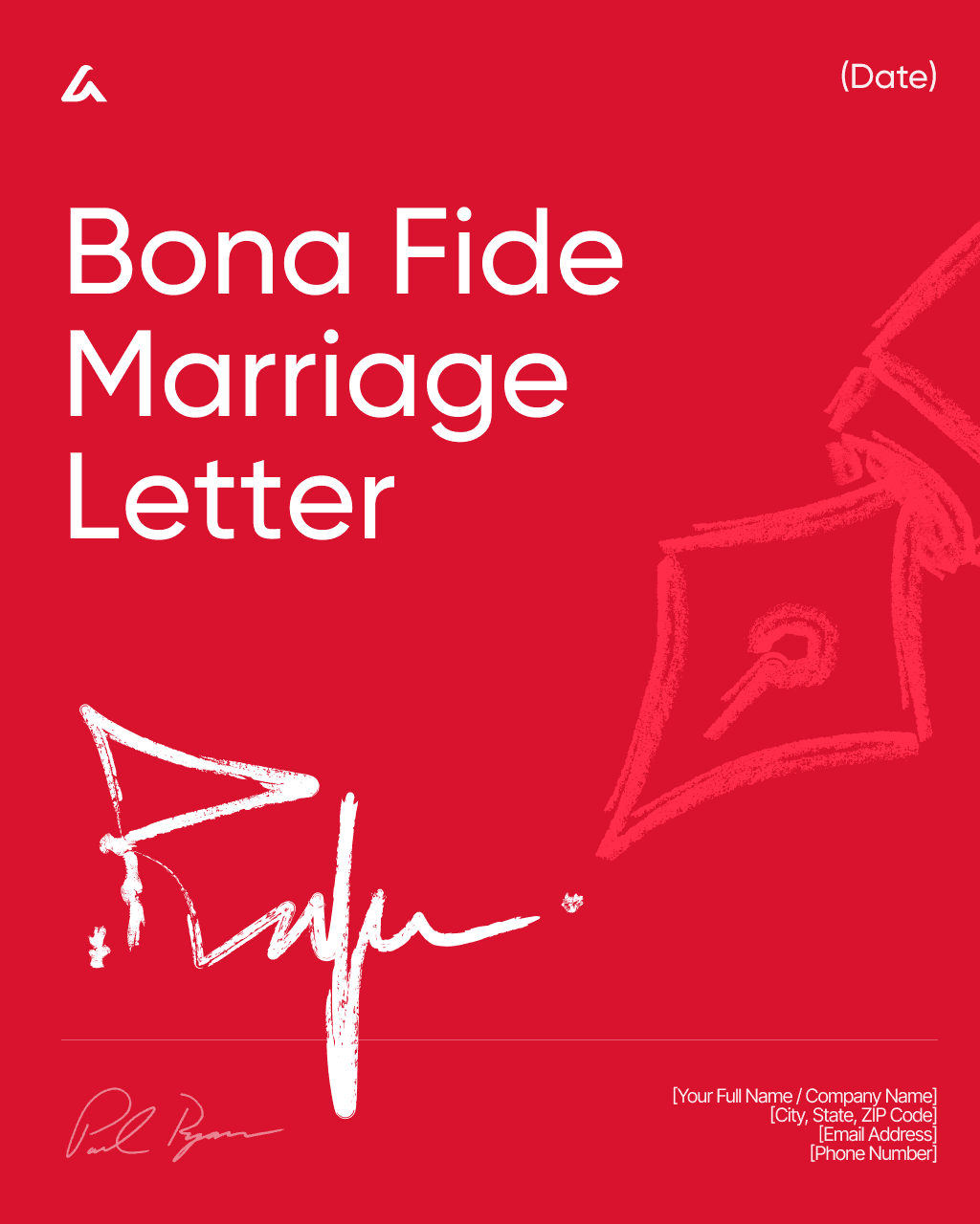 Bona Fide Marriage Letter
