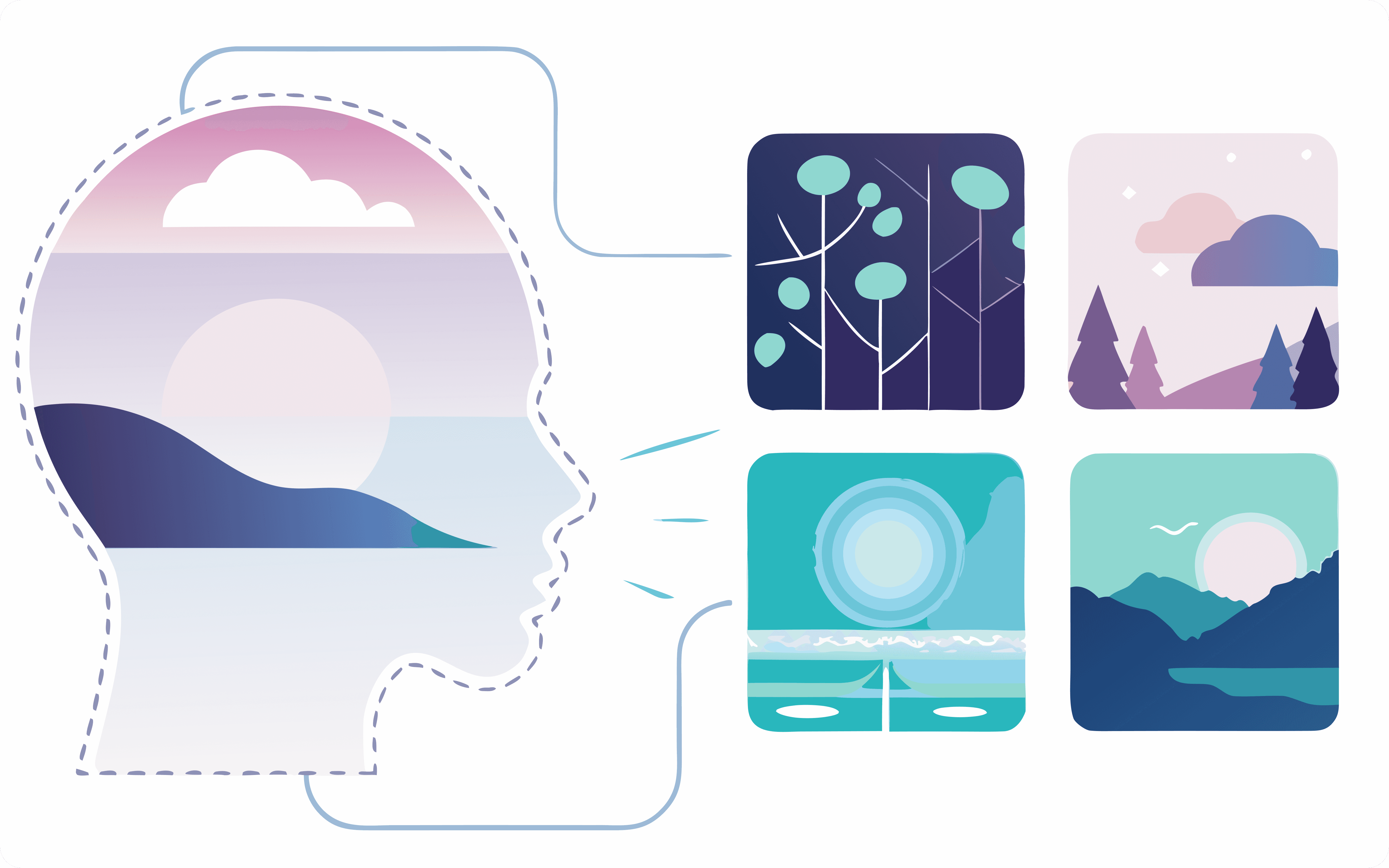 Cover: Illustration representing psychology in interface design