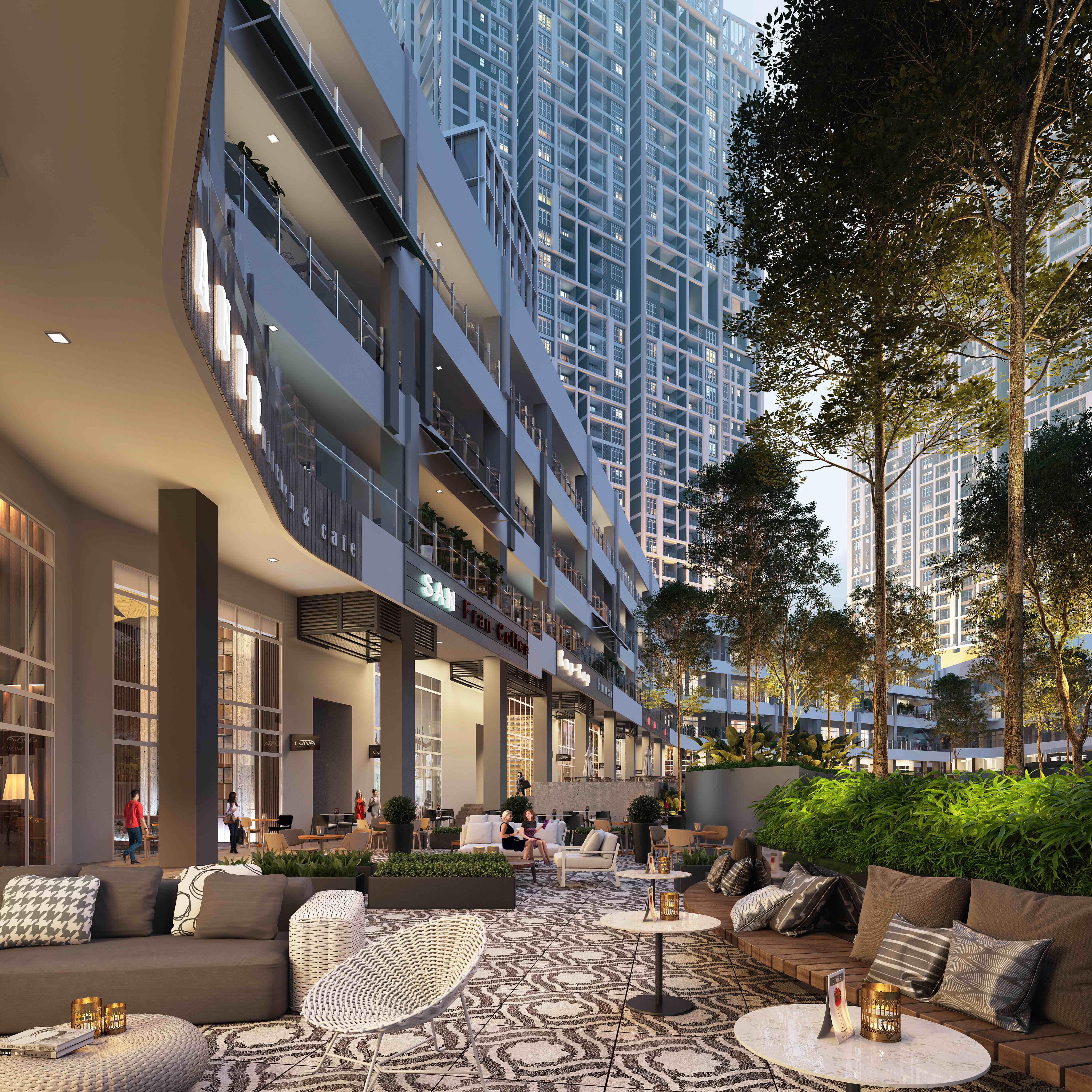 Exterior view of Eco Sky project by Asima Architects