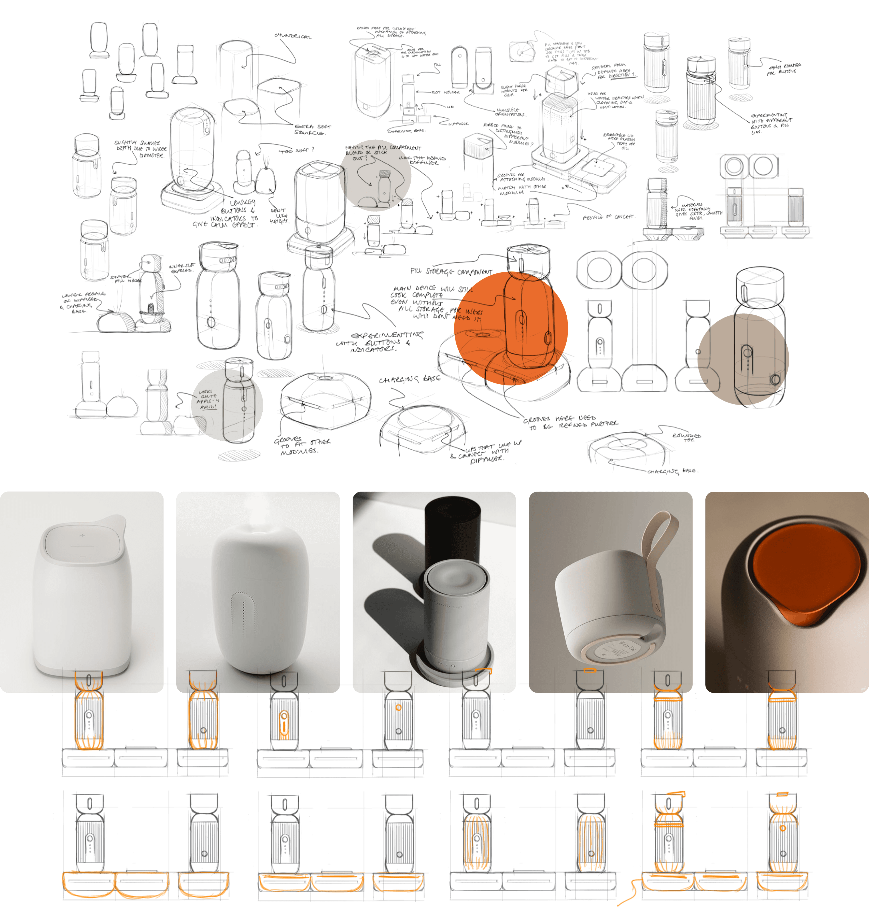 Sketches and inspiration images.