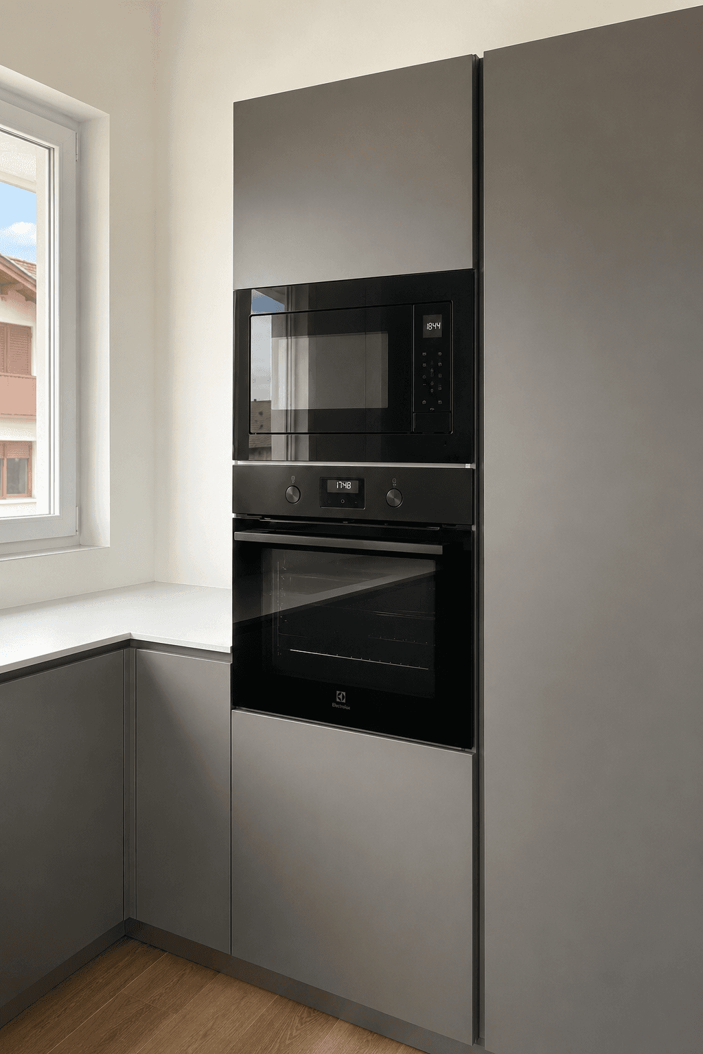 Project showcase image featuring a modern, refined interior.