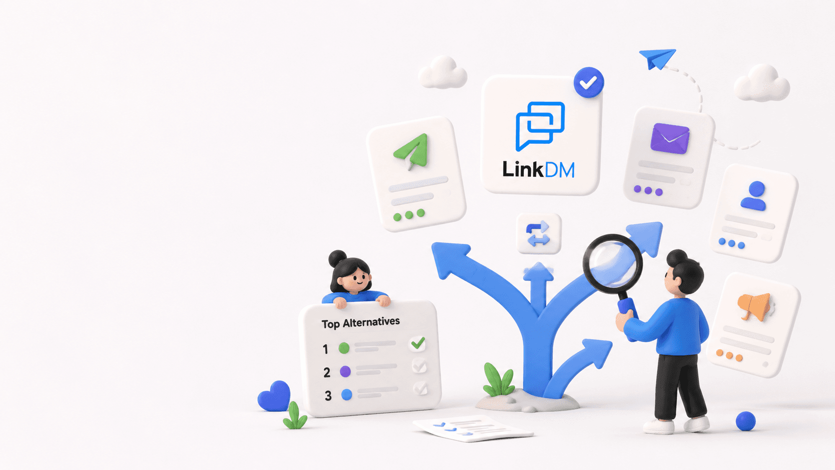 linkdm alternatives
