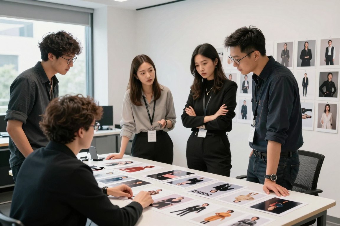 collaborative creative session between brand and production studio