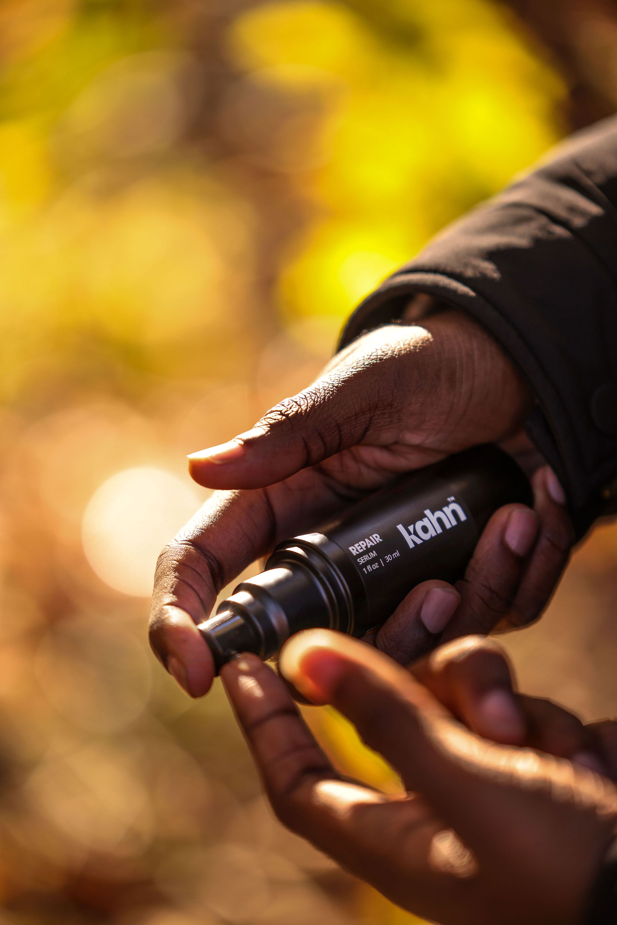 Rocky desert landscape with mountains at sunset