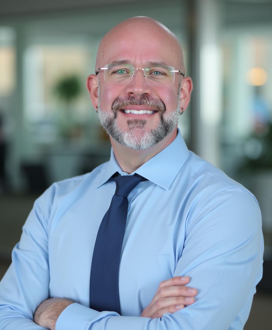 Mark Hennick, MBA, Strategic CIO / vCIO, COO,  Leadership Development Consultant & Coach, Organizational Transformation Consultant, and IT Executive, smiling professionally.