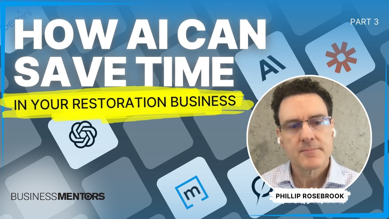 certains logos d'IA et un restaurateur parlant