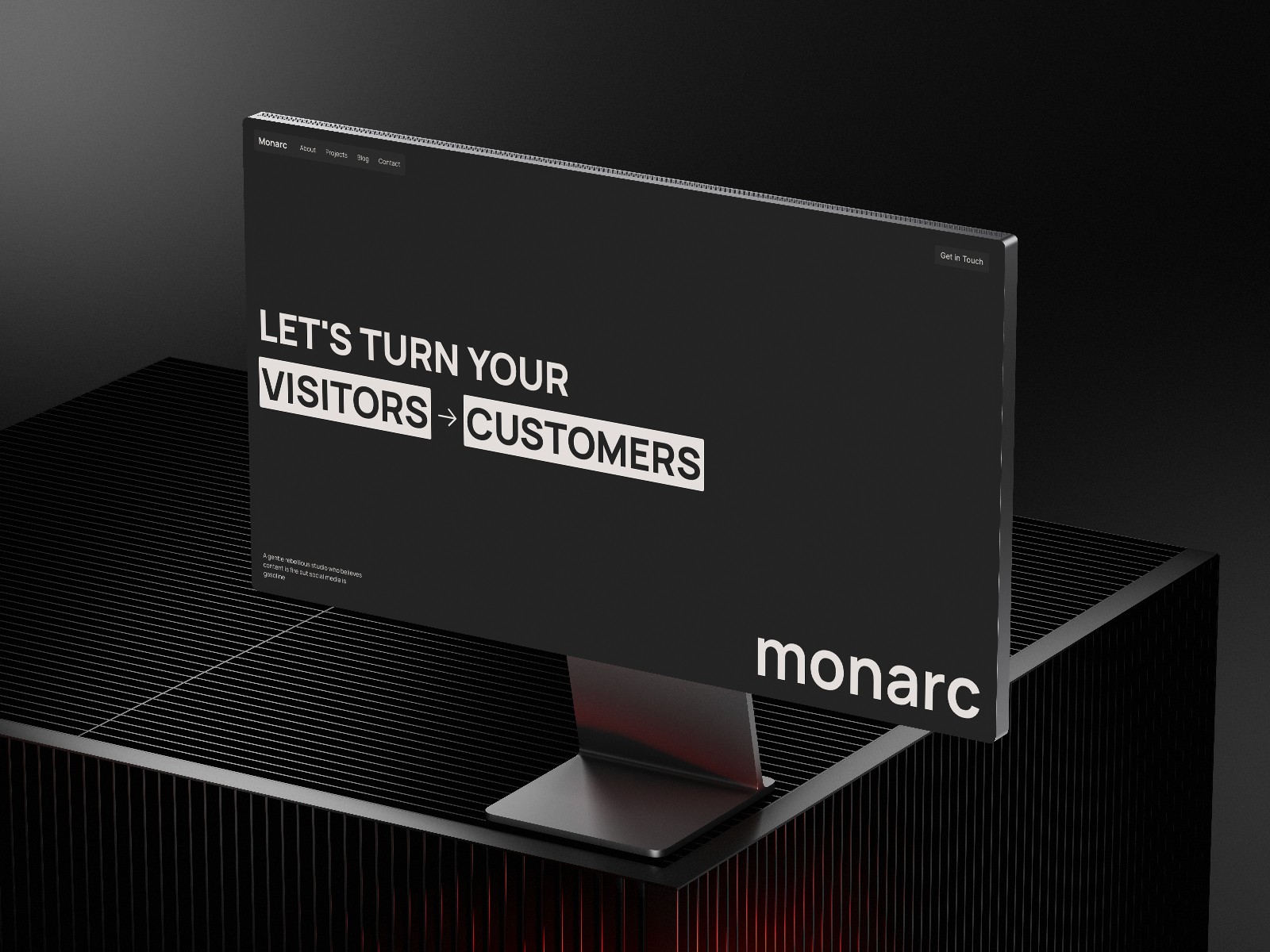 Monarc — 创意机构官网设计灵感