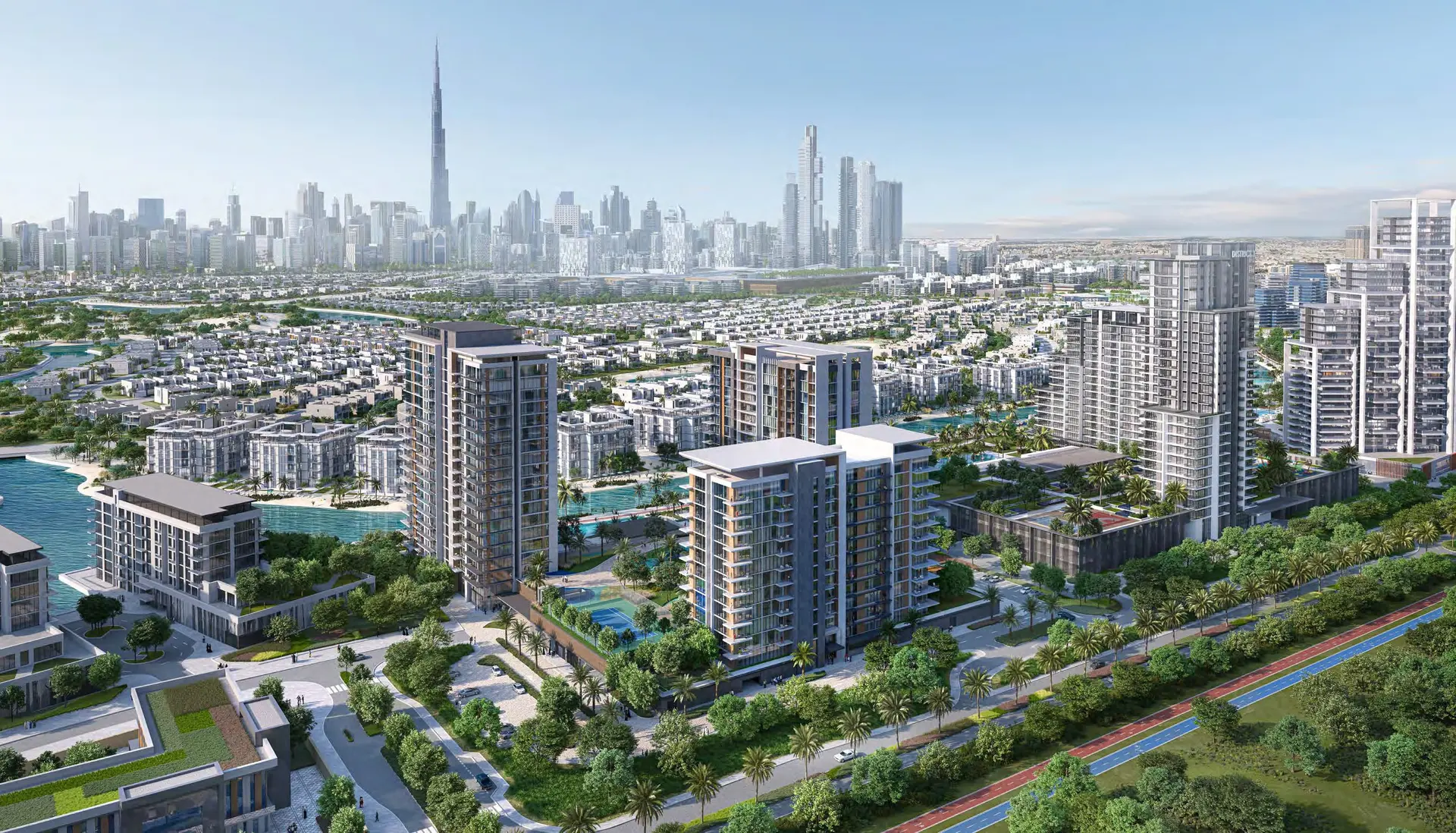 Naya by nakheel aerial view