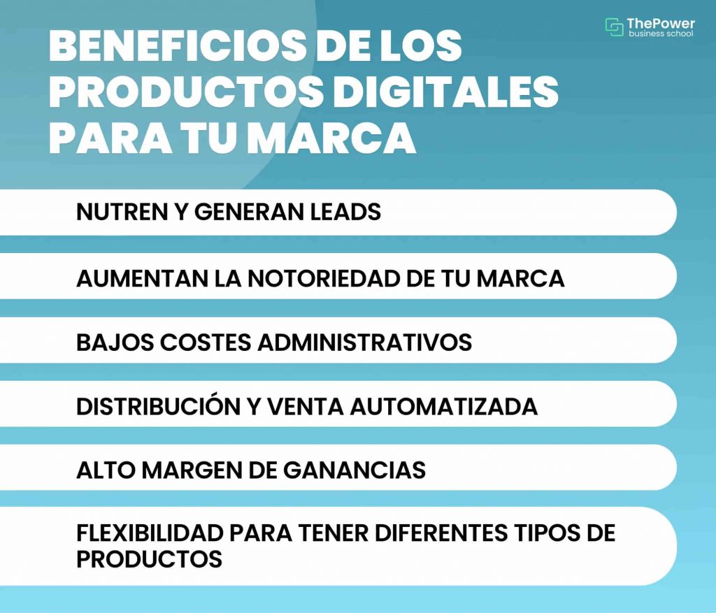 beneficios de los productos digitales