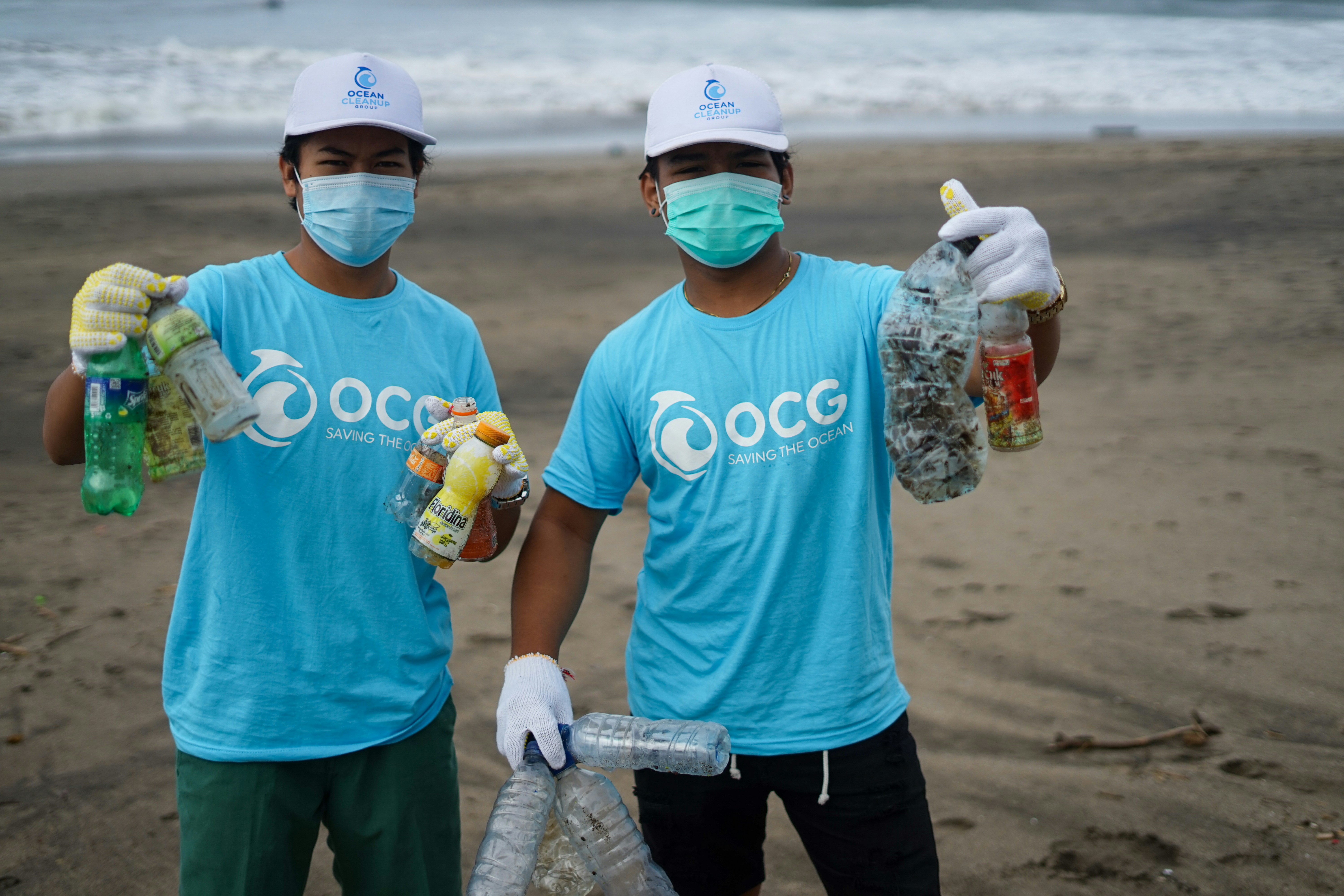 An image of a beach cleaning.