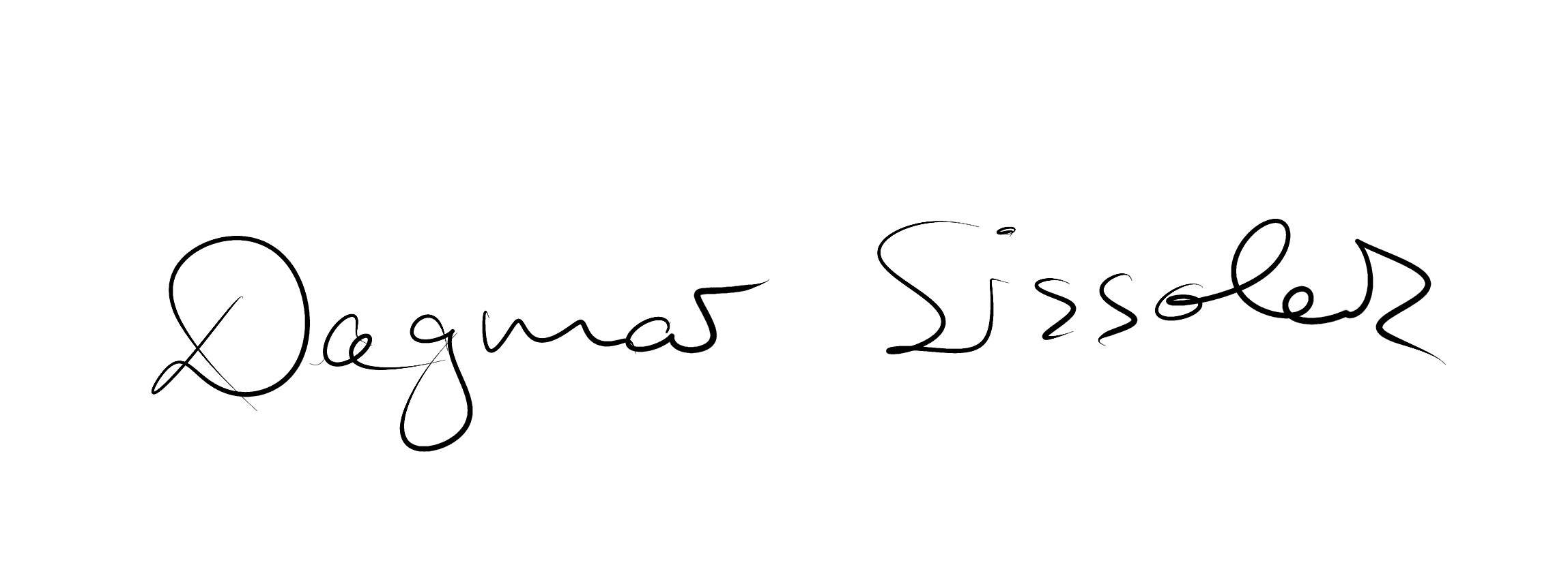 Dagmar Sissolak signature