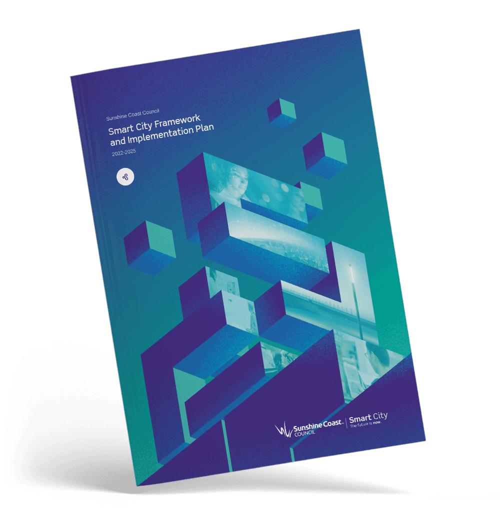The Sunshine Coast Council Smart City Framework and Implementation Plan 2022-2025 outlines a strategic roadmap for leveraging advanced digital technologies—such as IoT sensors, digital twins, and data-driven decision-making—to enhance regional connectivity, infrastructure management, and community services.