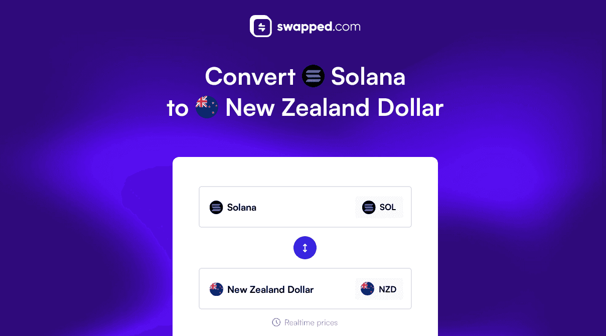 Convert Solana (SOL) to New Zealand Dollar (NZD)