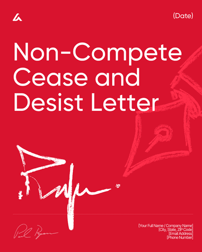Non-Compete Cease and Desist Letter