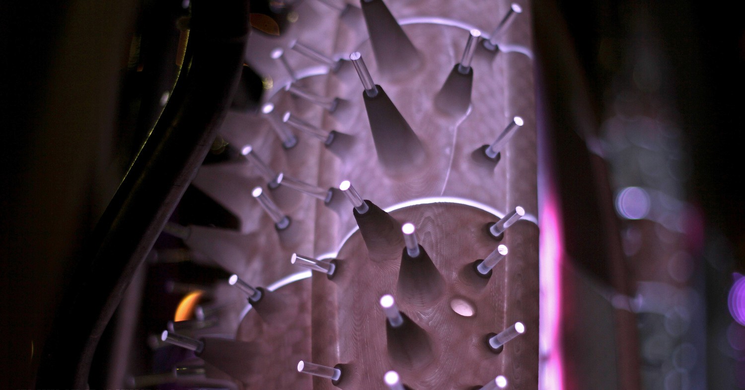 Black and white photo of a smiling woman