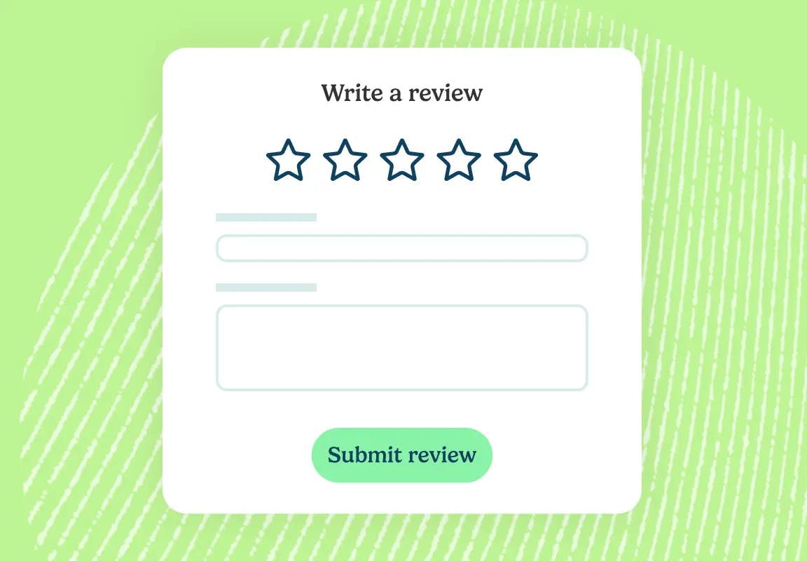 write a review card