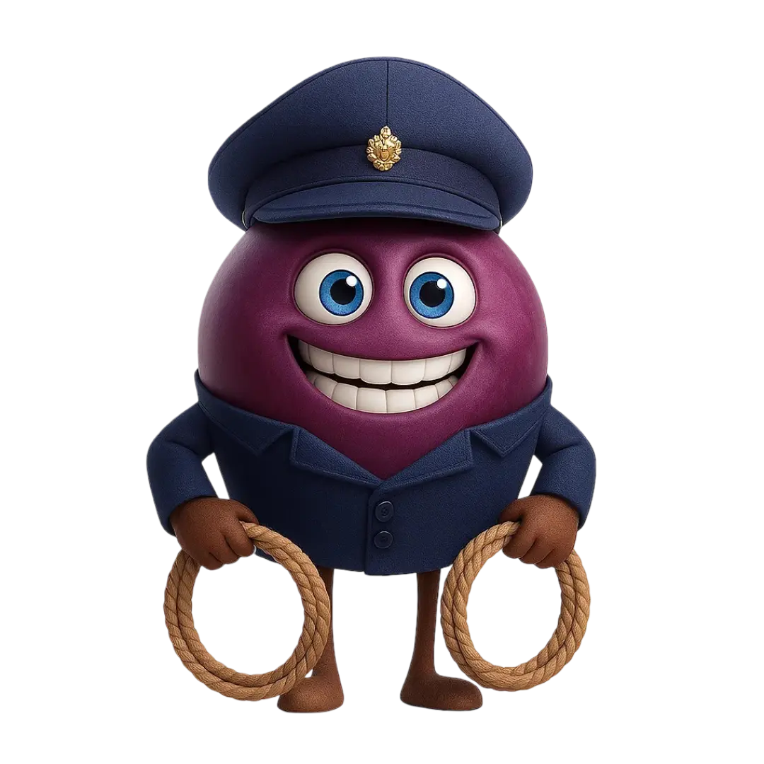 Petit Verdot grape berry illustration for wine education.