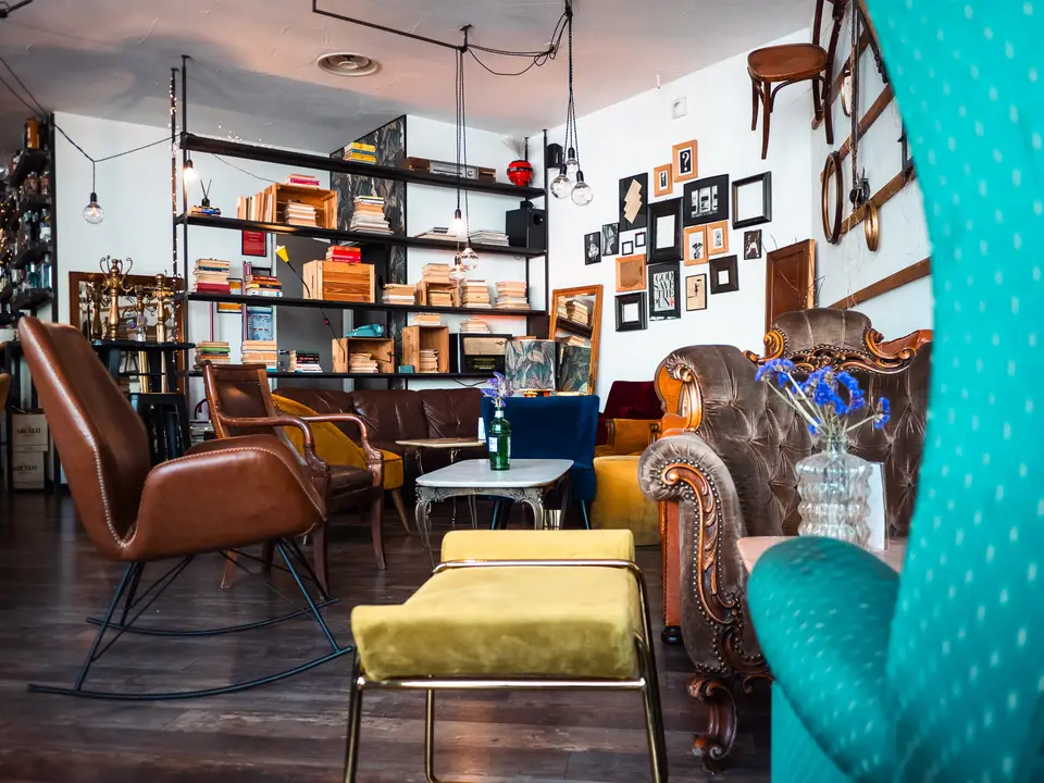 Portrait of a man stirring a pan