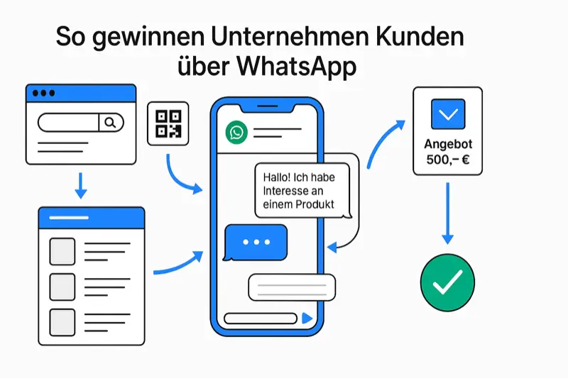 Infografik: So gewinnen Unternehmen Kunden über WhatsApp mit Katalogfunktion