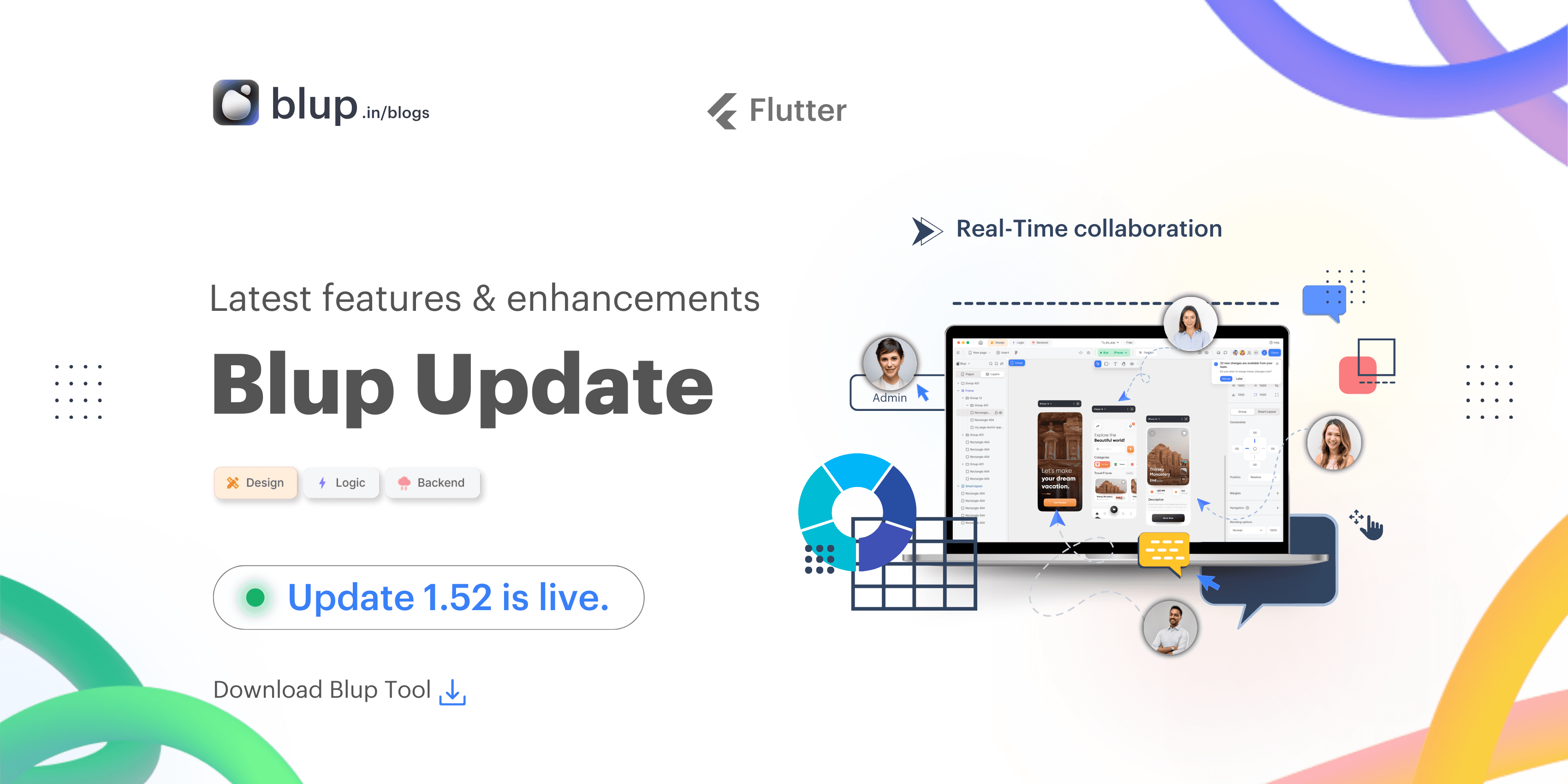 Discover the new features in Blup v1.52, including real-time collaboration, faster cloud build times, and important bug fixes for a better app development experience.