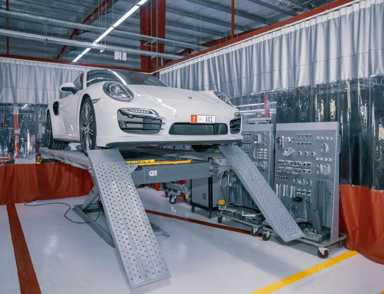 A man working on laptop