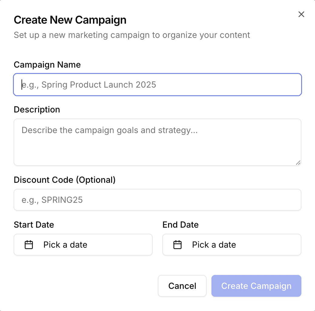 An image of Freelio's budget ui