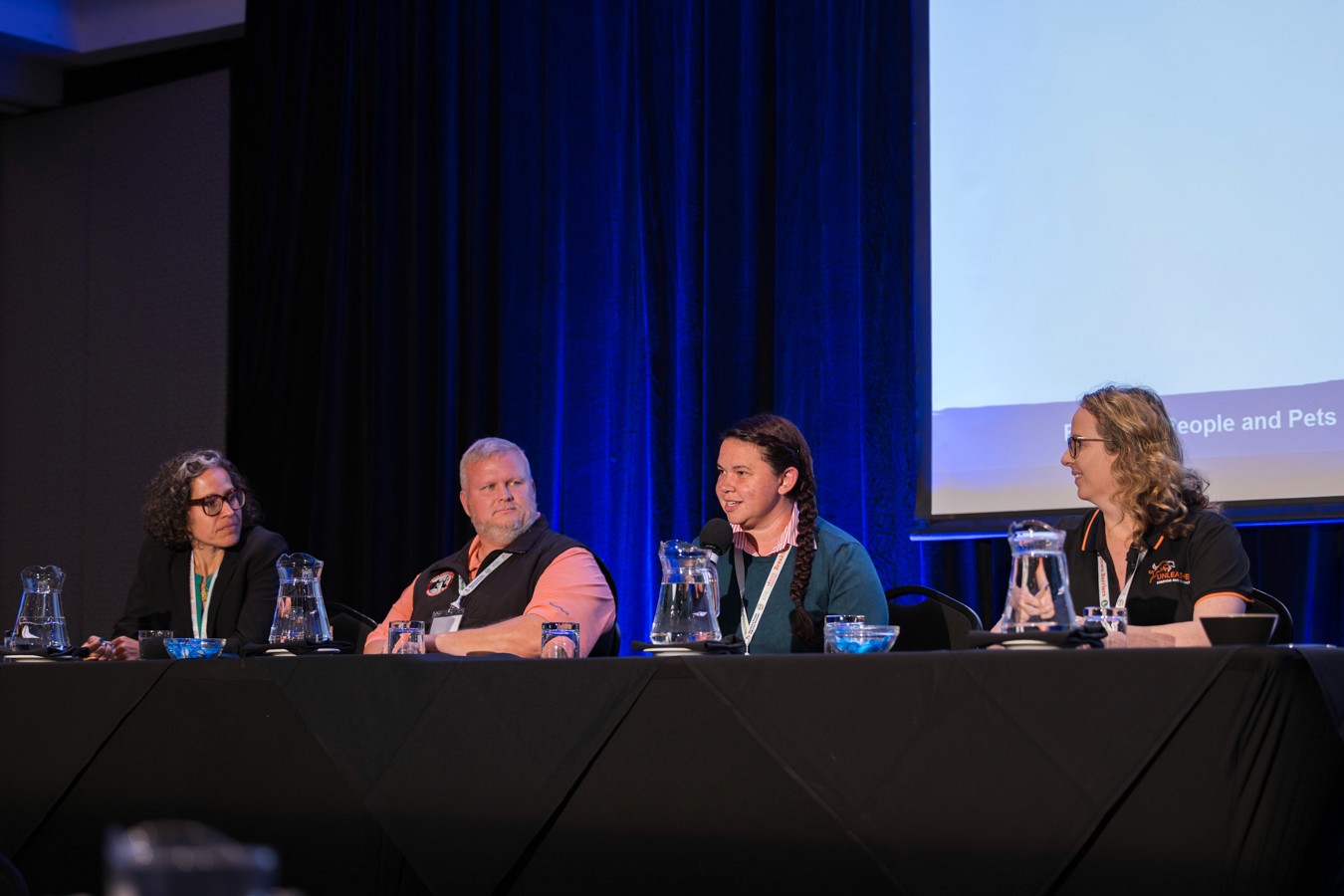 Panel discussion at conference