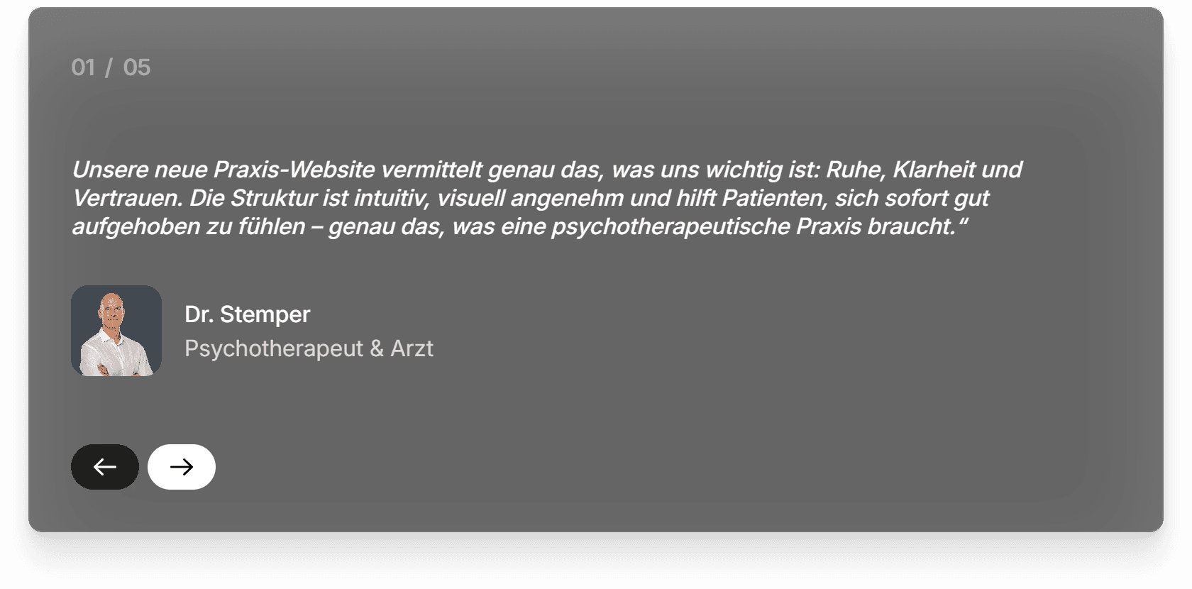 Ein Beispiel für die Einbindung von Google-Bewertungen - Externe Einbindungen, die keine Nutzerdaten laden.