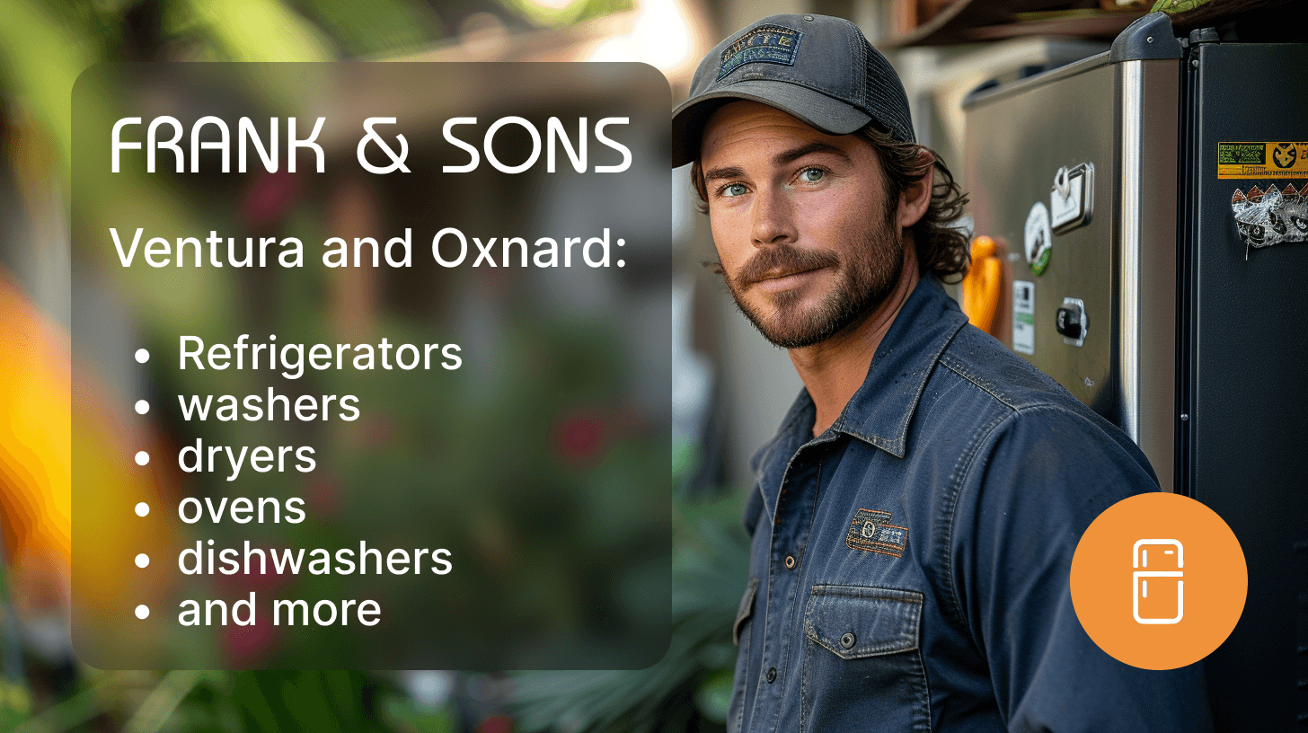 Frank & Sons Appliance Repair Expert Fridge & Appliance Services in
