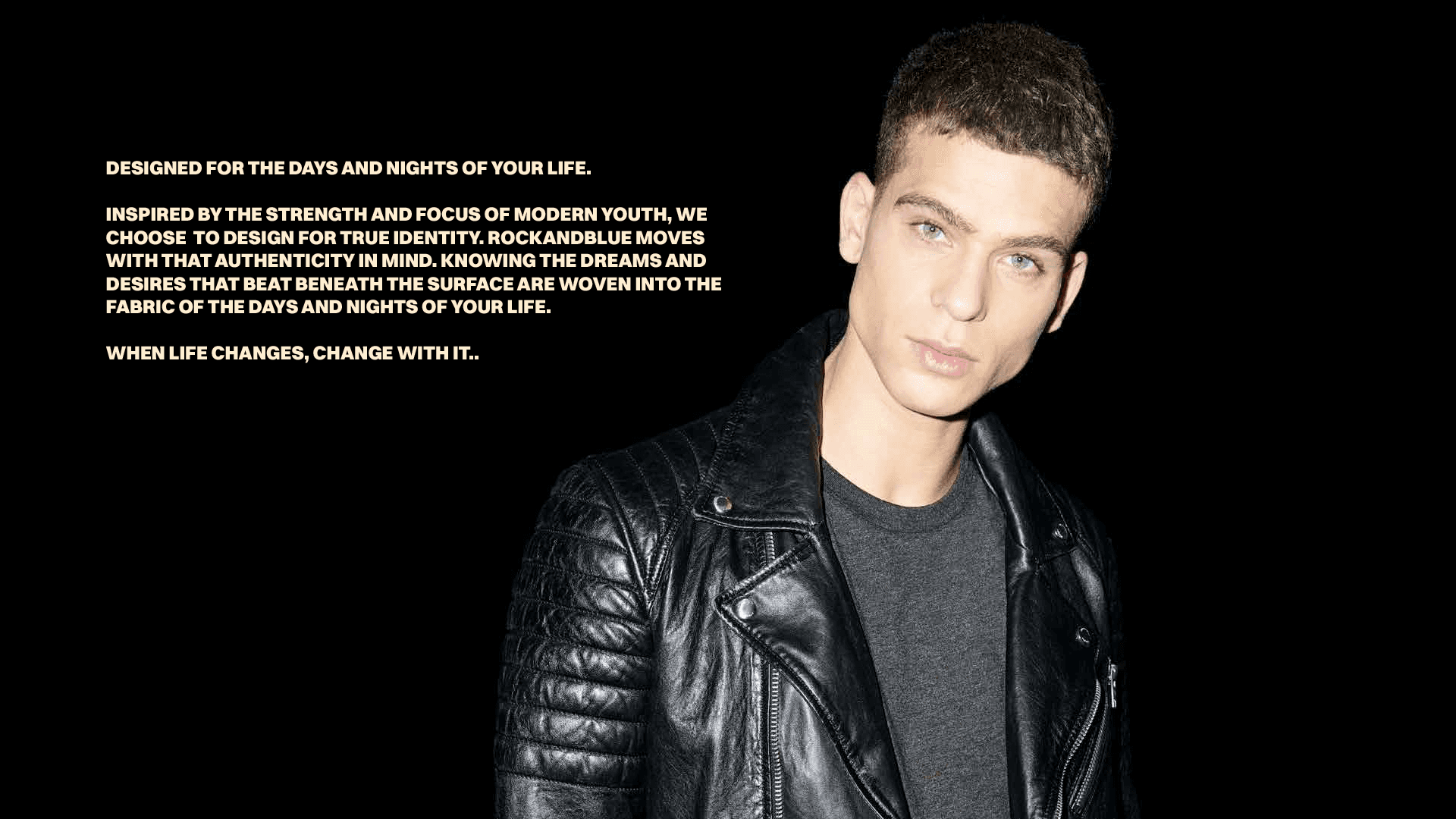 Rockandblue photo shoot with copywriting