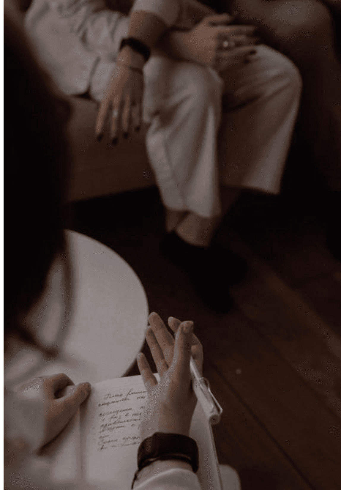 two gray sofas beside pool in room