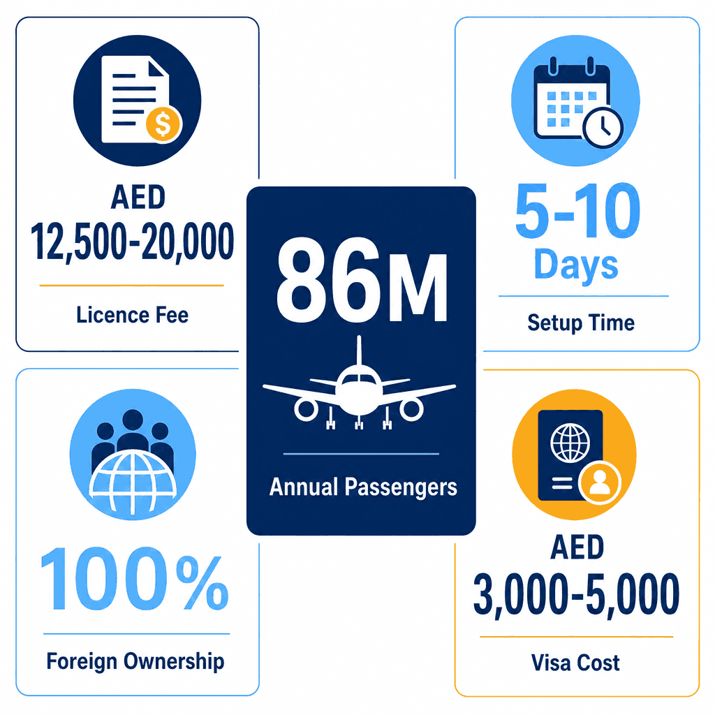Infographic: Travel Agency Services Business License in Dubai: Cost and Requirements