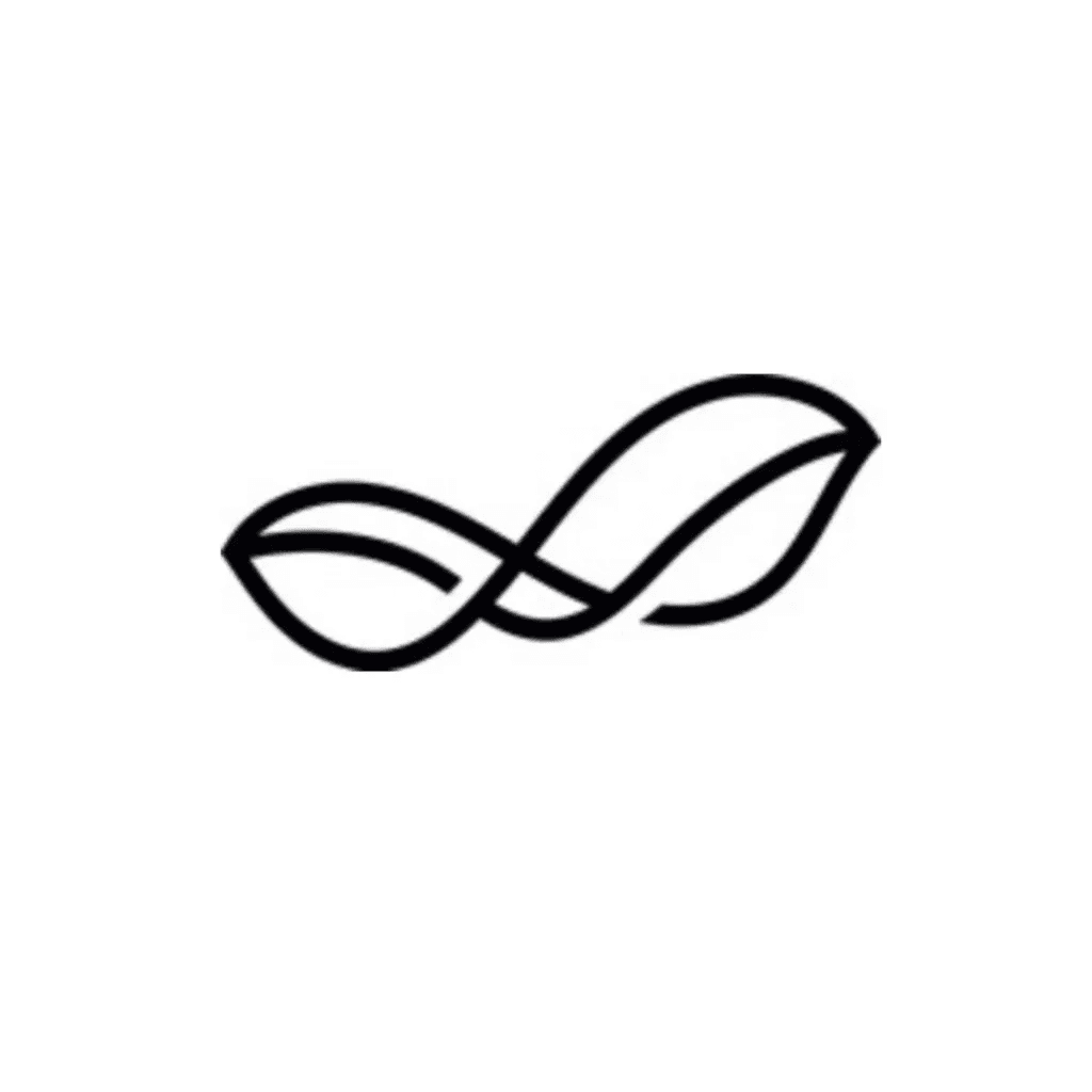 a blue and pink background with a circular object in the middle