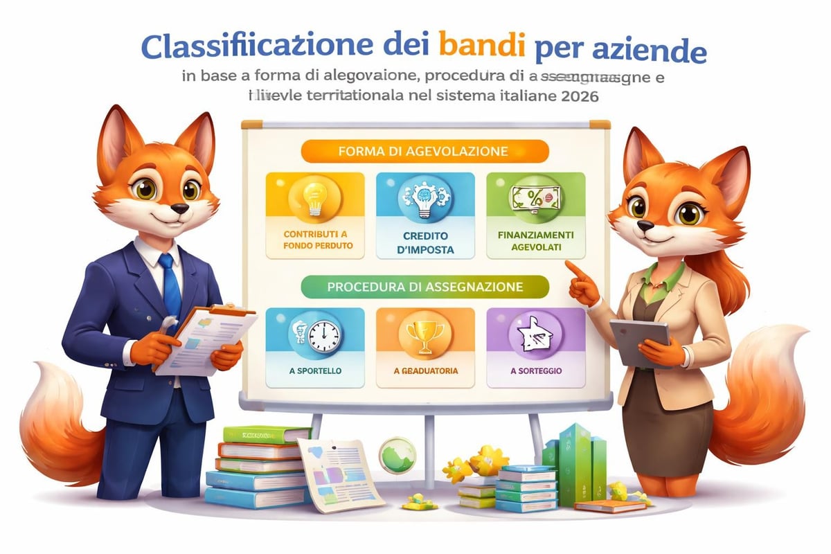 Tipologie di bandi aziende