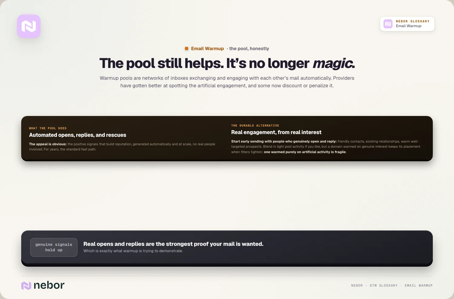 The pool still helps. It’s no longer magic.