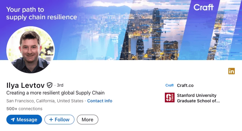 Craft.co Social Media Marketing Strategy CEO on LinkedIn
