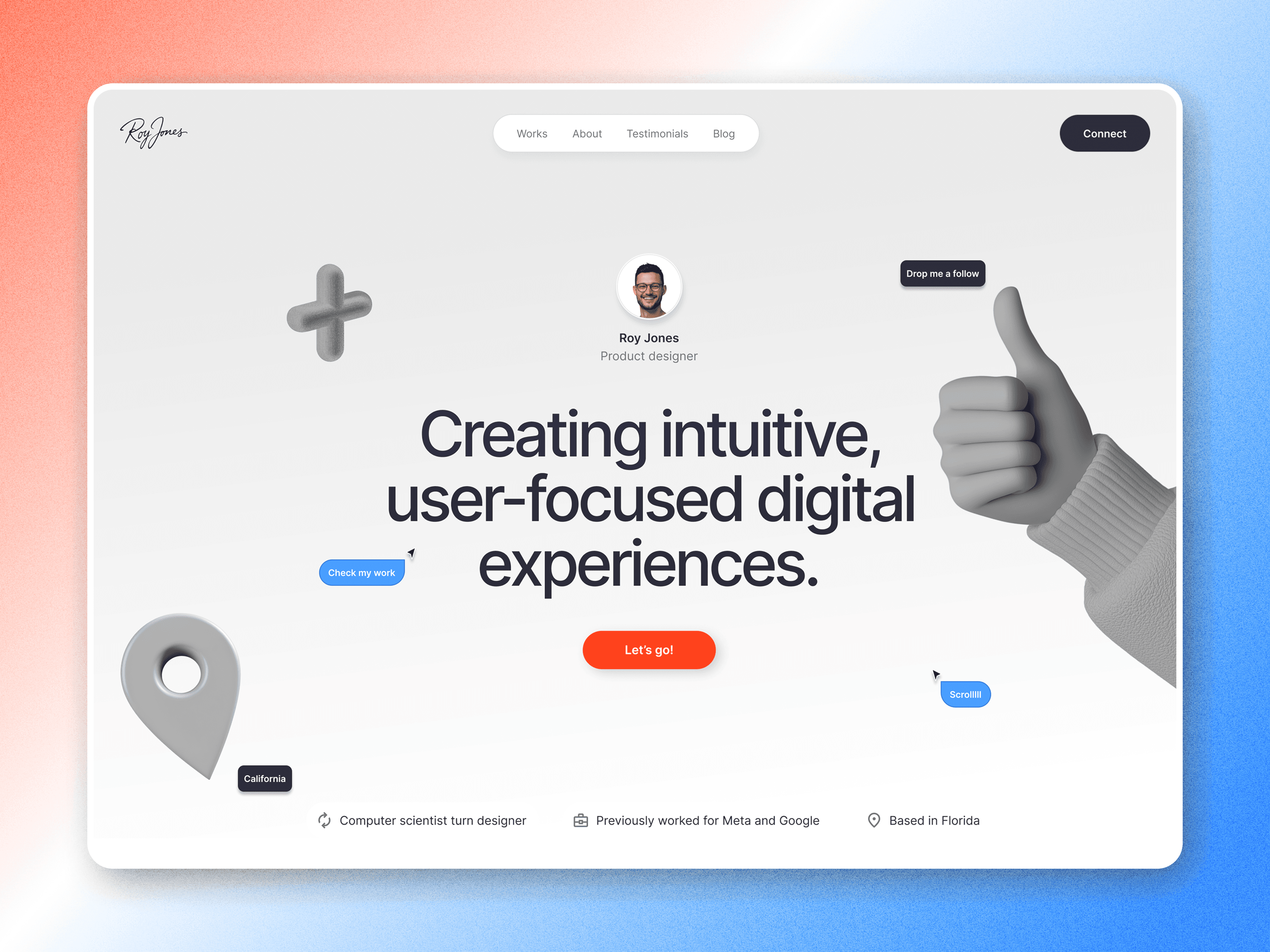 Royfolio Framer template